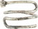 VIKING SILVER HAIR RING. 10TH-11TH century AD.