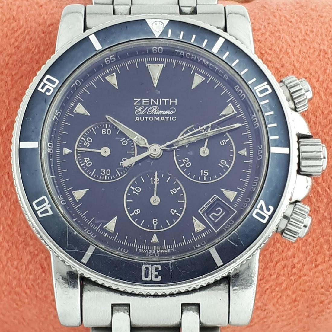 Zenith - El Primero Rainbow Chronograph - Ref:: Brand: Zenith Model: El Primero Rainbow Chronograph Reference Number: Ref: 15/02-0470-400 Gender: Men Period: 1990-1999 Movement: Automatic Case material: Steel Type: Chronograph wristwatch Shipped In