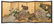 Rare set of 2 six panel byobu screens - 2