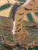 Rare set of 2 six panel byobu screens - 6