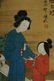 Chinese Qing Dynasty painting--silk--ancient lady - 4