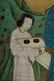 Chinese Qing Dynasty painting--silk--ancient lady - 5