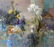 Abstract oil painting Flowers Anatoly Borisovich