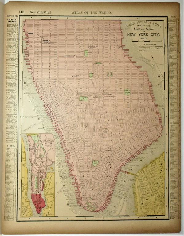 Lower Manhattan, 1895 (1 of 1)