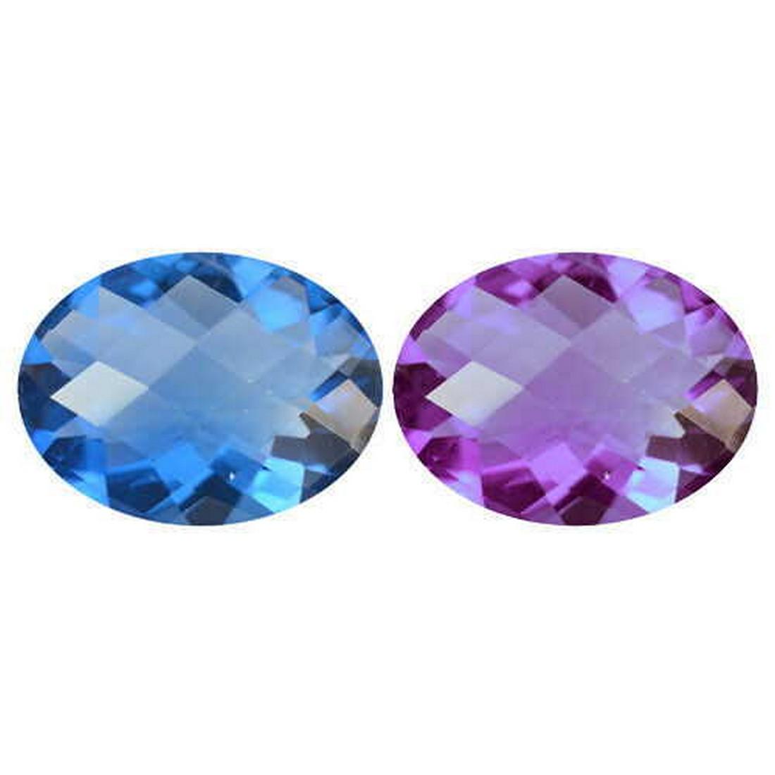 8.81 ct natural color change fluorite (1 of 2)