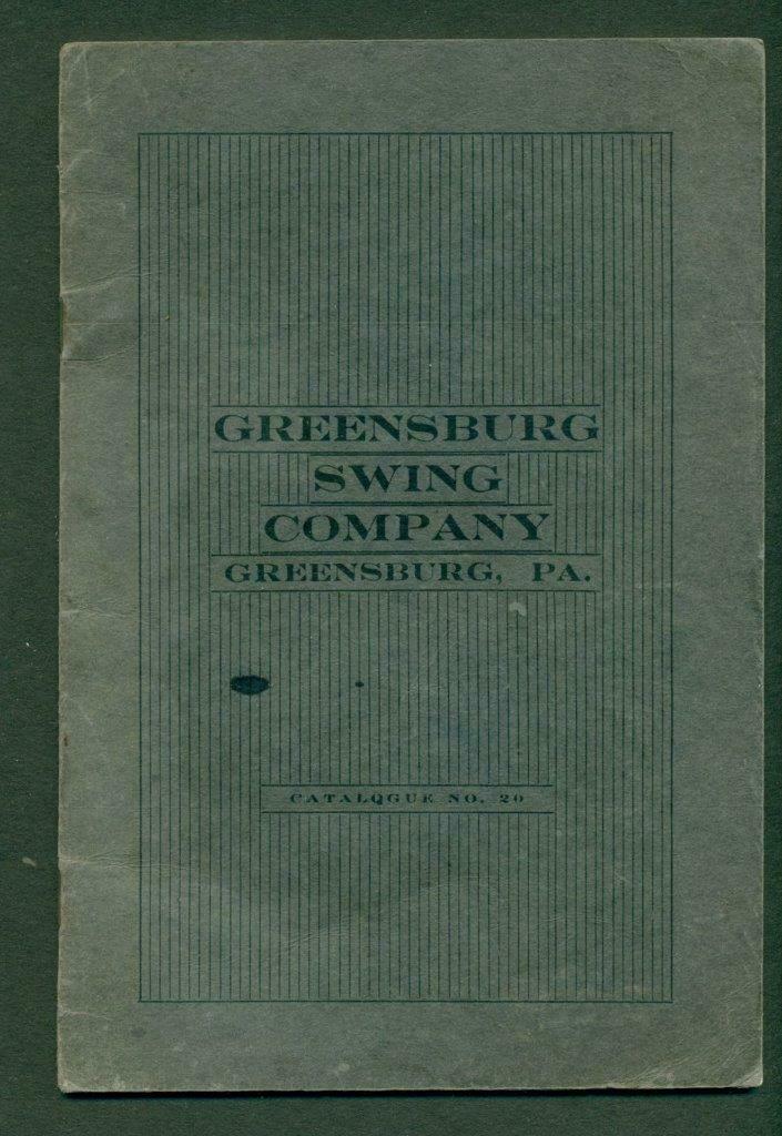 ca.1915 VINTAGE GREENSBURG SWING COMPANY Greensburg PA: ca.1915 VINTAGE GREENSBURG SWING COMPANY Greensburg PA Swings ROCKING CHAIRS etc ca.1915 VINTAGE GREENSBURG SWING COMPANY Greensburg PA Swings ROCKING CHAIRS etc Description Circa 1915 Old Vintage Cat