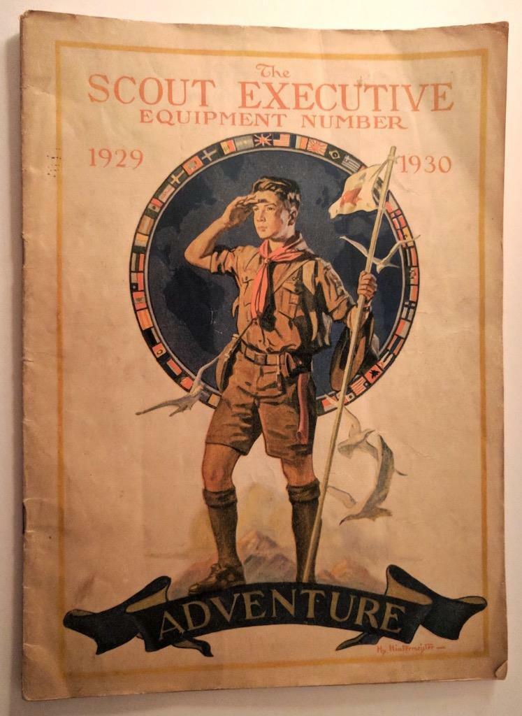 VINTAGE 1930 BOY SCOUT CATALOG, SCOUT EXECUTIVE (1 of 5)