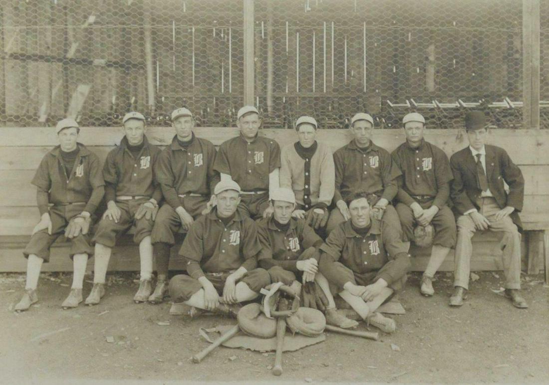 1908 VINTAGE BURT SELLERS BASEBALL TEAM PHOTOGRAPH ST. (1 of 3)