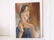 French Nude Oil Portrait of a Brunette Women - 2