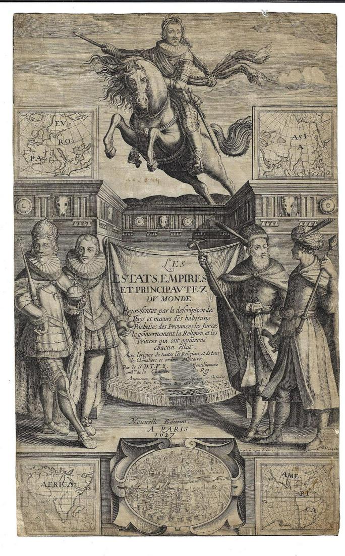 1627 Engraved Title Leaf Inset Maps (1 of 1)