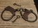 Wrought Iron Handmade Handcuffs Shackles - 8