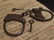 Wrought Iron Handmade Handcuffs Shackles - 9