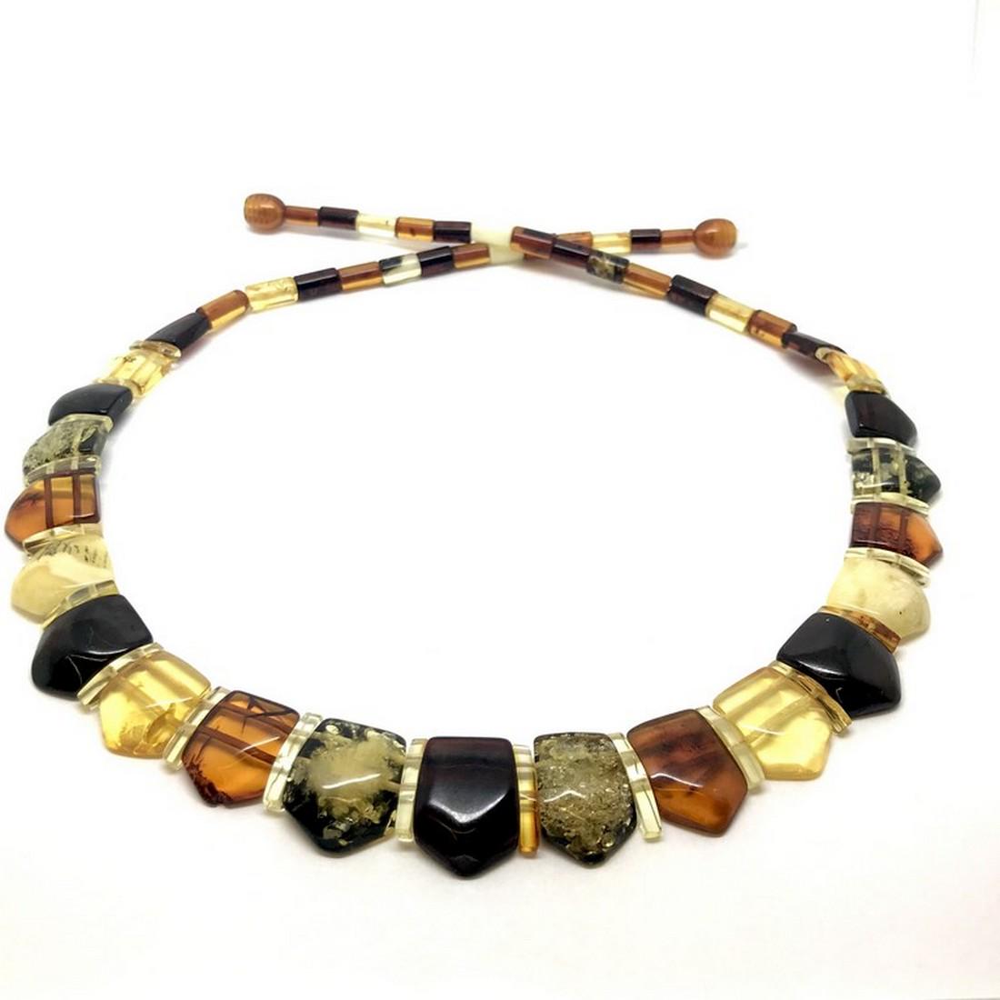 Incredible Vintage Amber Cleopatra necklace (1 of 7)