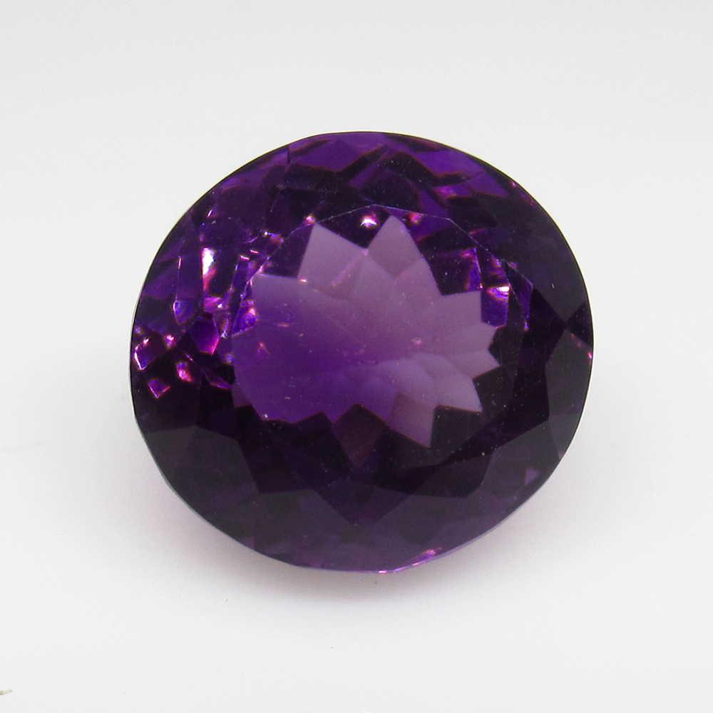 8.15 Ct Genuine Purple Amethyst Round Cut: No Reserve! Title: 8.15 Ct Genuine Purple Amethyst Round Cut Stone Clarity: VVS Gemstone: Natural Amethyst Carat Weights: 8.15 Size/Dimensions: 12.00 x 12.00 x 9.50 mm Top Class Luster / Excellent Rou