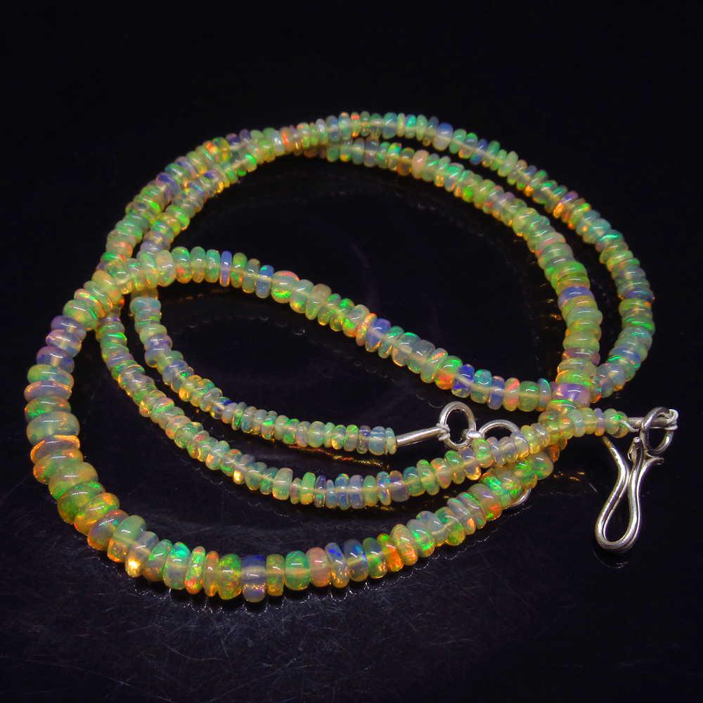 36.32 Ct 925 Silver 293 Multi-Color Fire Opal Beads (1 of 3)