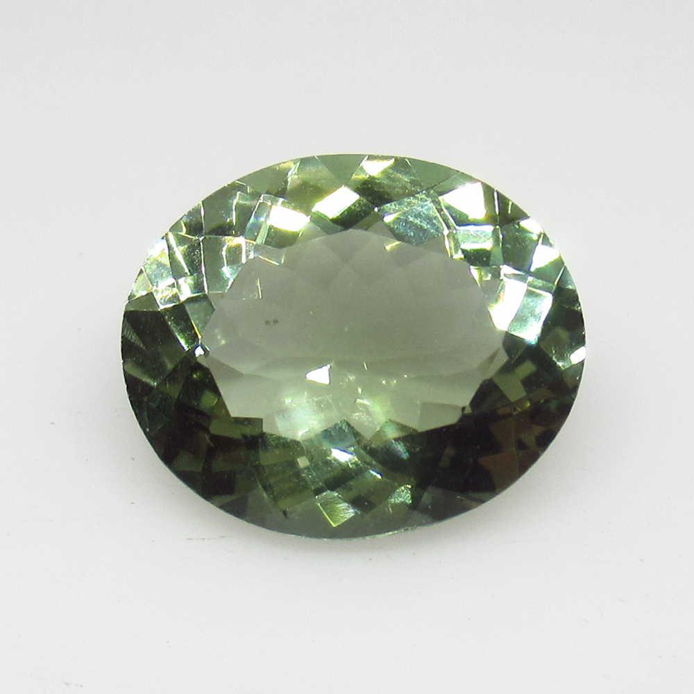 5.89 Ct Genuine Green Amethyst Oval Cut (1 of 2)