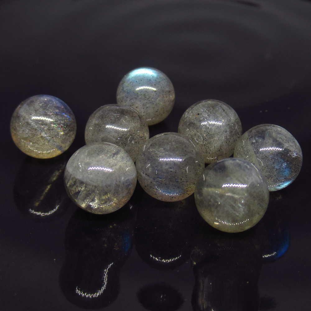 41.09 Ct Genuine 8 Labradorite Drilled Ball Beads: No Reserve! Title: 41.09 Ct Genuine 8 Labradorite Drilled Ball Beads Stone Clarity: Transparent Gemstone: Natural Labradorite Beads Carat Weights: 41.09 Size/Dimensions: 9.10 - 9.40 mm / 8 PC's Drille