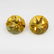 3.90 Ct Genuine Orange Yellow Citrine Round Pair