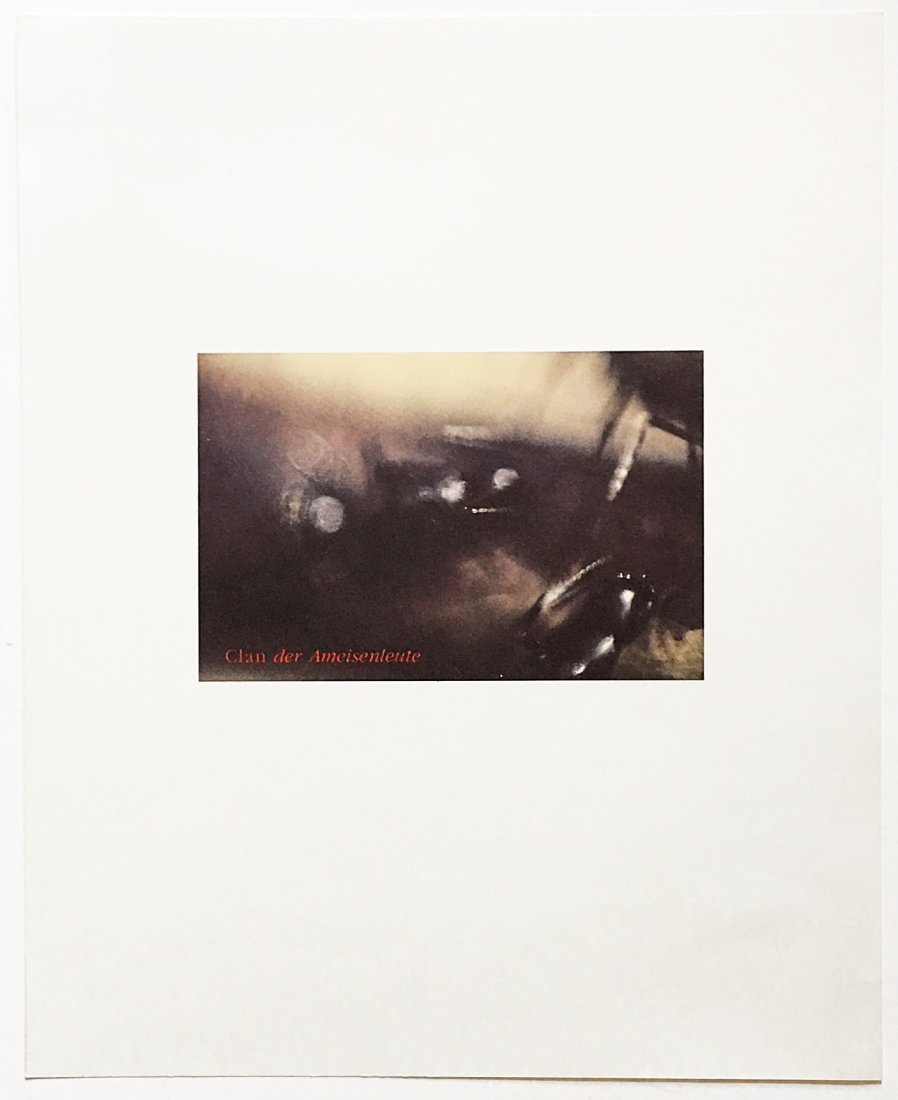 Lothar Baumgarten: ""1983: Artist: Lothar Baumgarten Title: ""1983 Medium: Color lithograph on paper Dimensions: 18 1/4" x 14 3/4" Signed with initials in pencil verso Reserve: $200.00 Shipping: Domestic: Flat-rate of $10.00 t