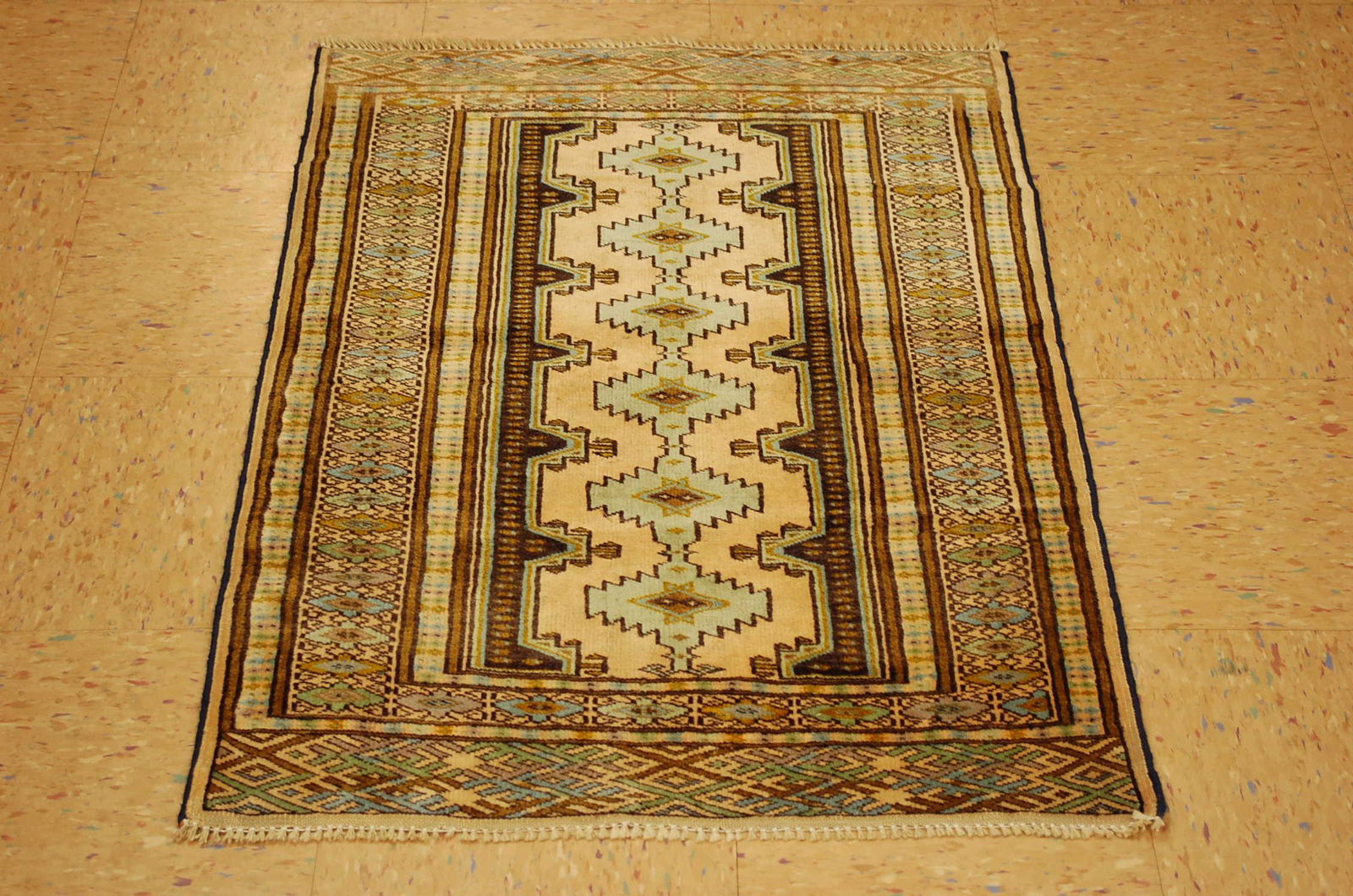 Antique Detailed Design Persian TAKEH TURKMAN Rug 2' 5" (1 of 7)