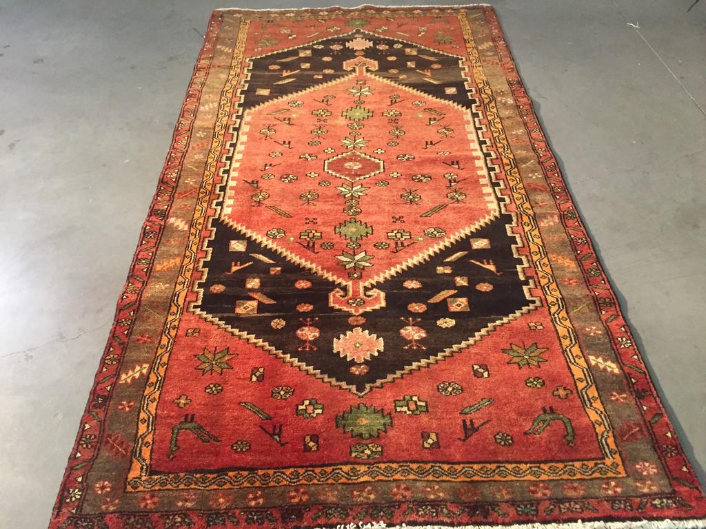 STUNNING PERSIAN VINTAGE RUG 4'.4"X8'.1" (1 of 7)