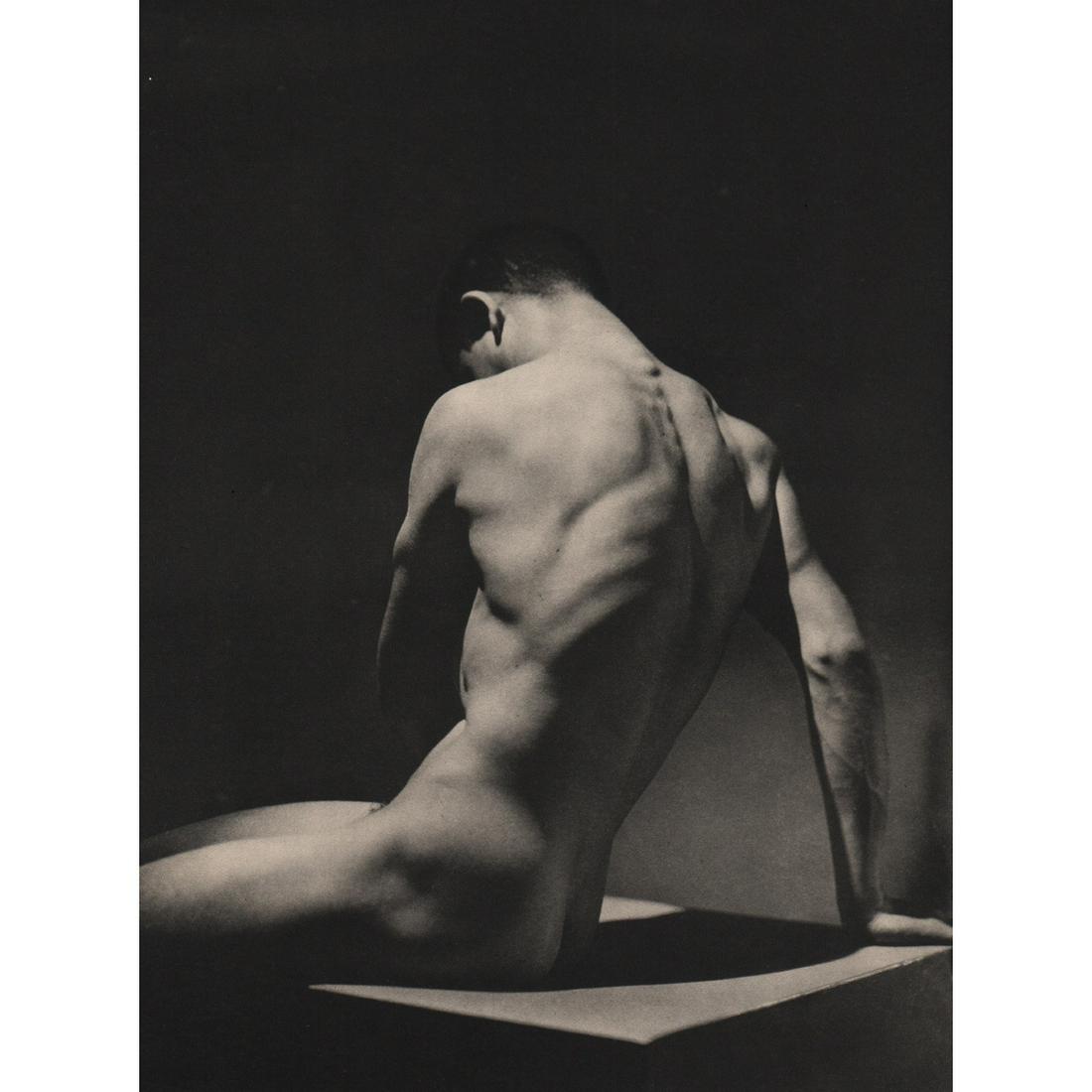 GEORGE HOYNINGEN-HUENE - Male Nude: Artist: GEORGE HOYNINGEN-HUENE Print Title: Male Nude From a now rare portfolio Medium: Sheet-fed Gravure Printing Date: 1930 Printed in France Image Size approx: 9.25 x 7 inches George Hoyningen-Huen