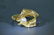Signed Brutalist Retro 14 Karat Yellow Gold Pearl Ring