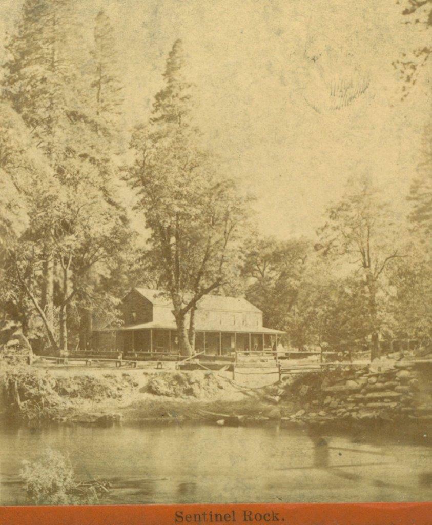 ca. 1880 YOSEMITE VALLEY California CA HUTCHINGS HOTEL (1 of 3)