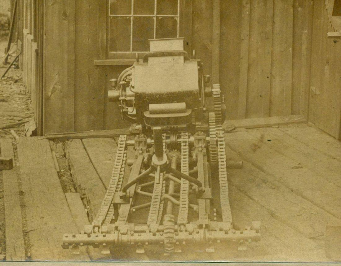 1890 STINE SMITH INVENTION ELECTRIC MINING MACHINE COAL (1 of 3)
