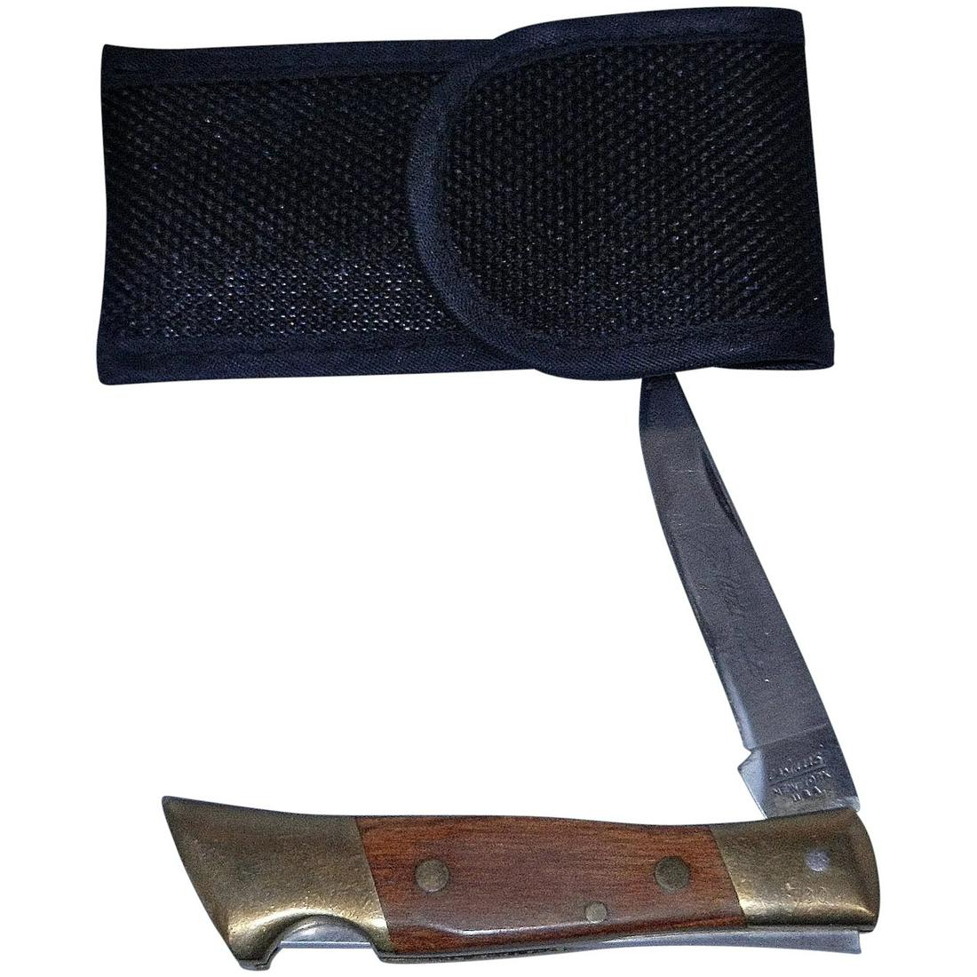 Vintage Camillus #3 Lockback Wood Handle Knife with (1 of 5)