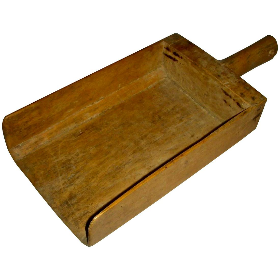 Large Wooden General Store Scoop (1 of 10)