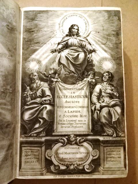 1634 Folio Original Leather Commentaria in (1 of 5)