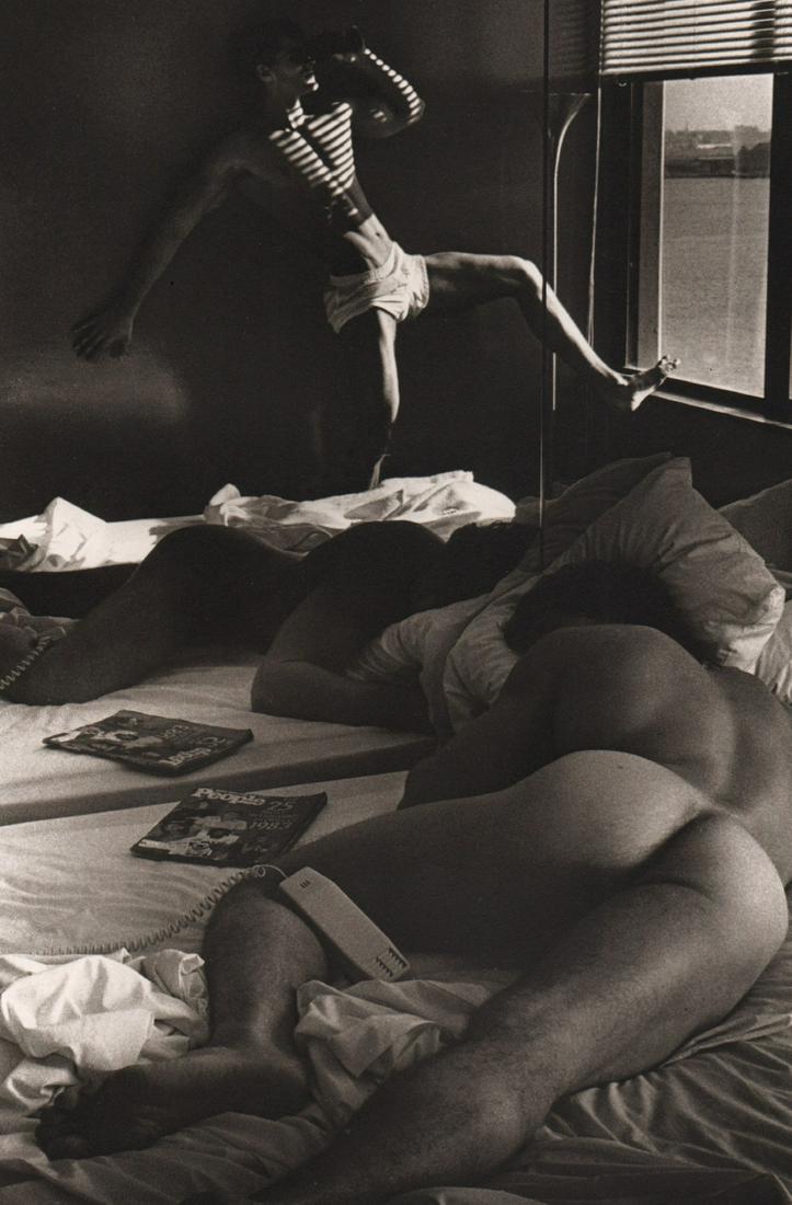 KEN HAAK - Male Nude,1983: Artist: KEN HAAK Print Title: Male Nude,19836 Medium: Tri-tone Photo-lithographs(Limited edition of 5000) Printed in the 1980’s, in the US Image size (inches) approx. 8 x 5.5” Ken Haak(1923 - 1991