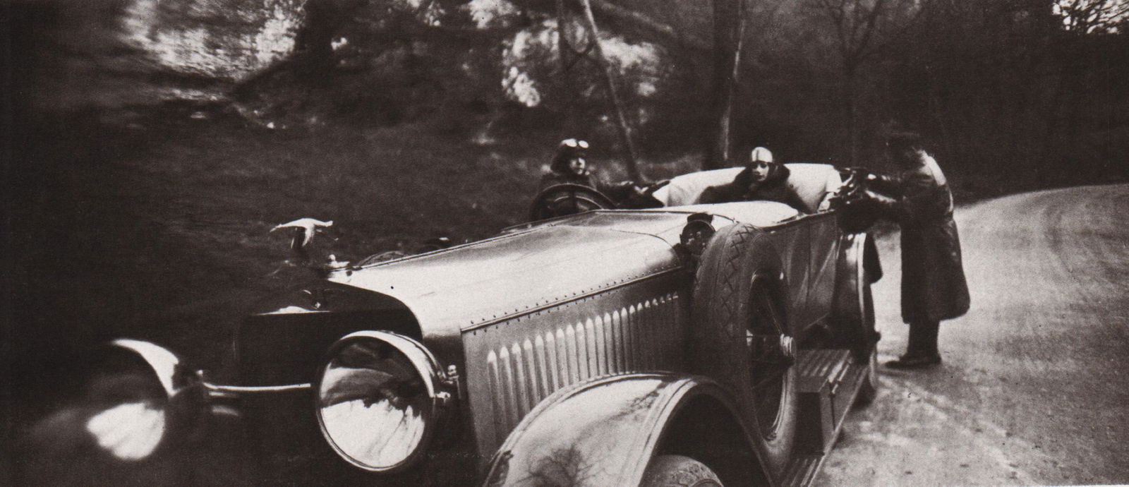 J. H. LARTIGUE - Bibi in a Hispano-Suiza Automobile, (1 of 1)