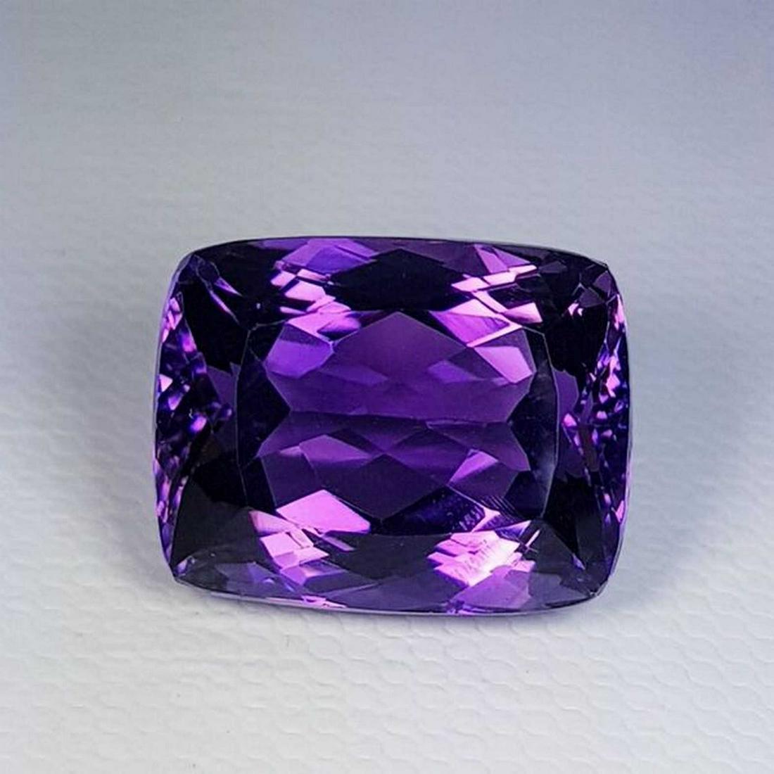 Natural Amethyst Cushion Cut 14.39 ct (1 of 5)