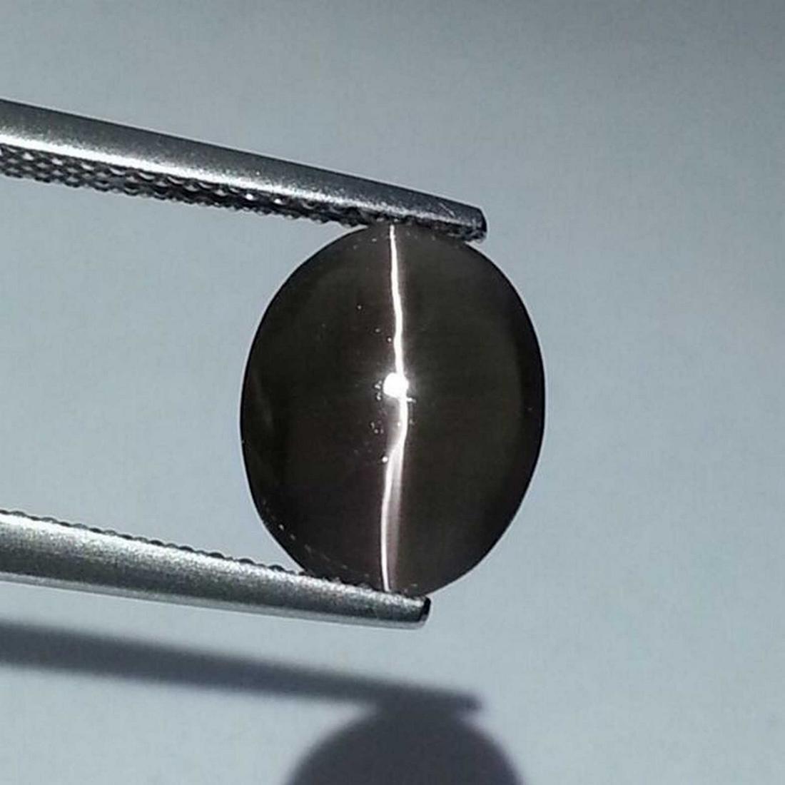 3.25 ct Natural Sillimanite Cat's Eye: No Reserve! Title:3.25 ct Natural Sillimanite Cat's Eye Color/Clarity:Opaque Gemstones:Loosegemstone Carat Weights:3.25 Size/Dimensions:10.80 x 8.70 x 3.90 Additional Information:Oval - Africa Shippin