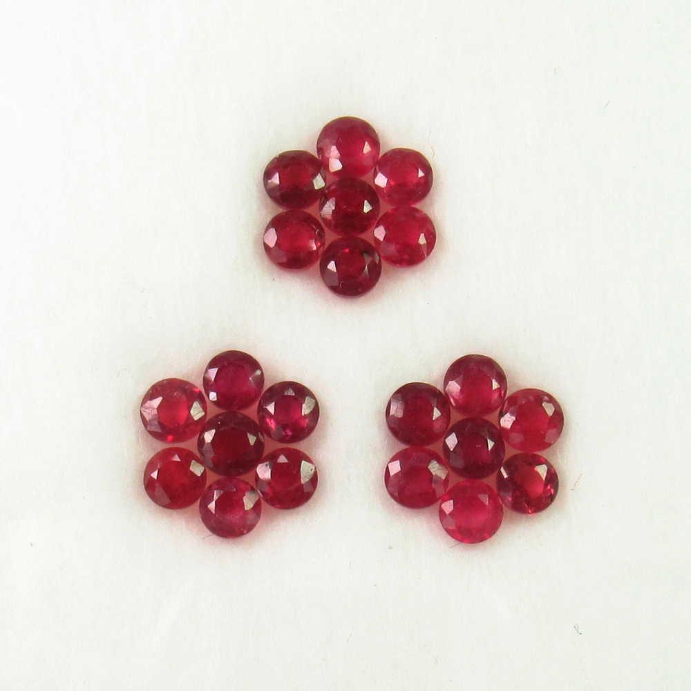 1.89 Ctw Natural 15 Mozambique Blood Red Ruby Round (1 of 2)