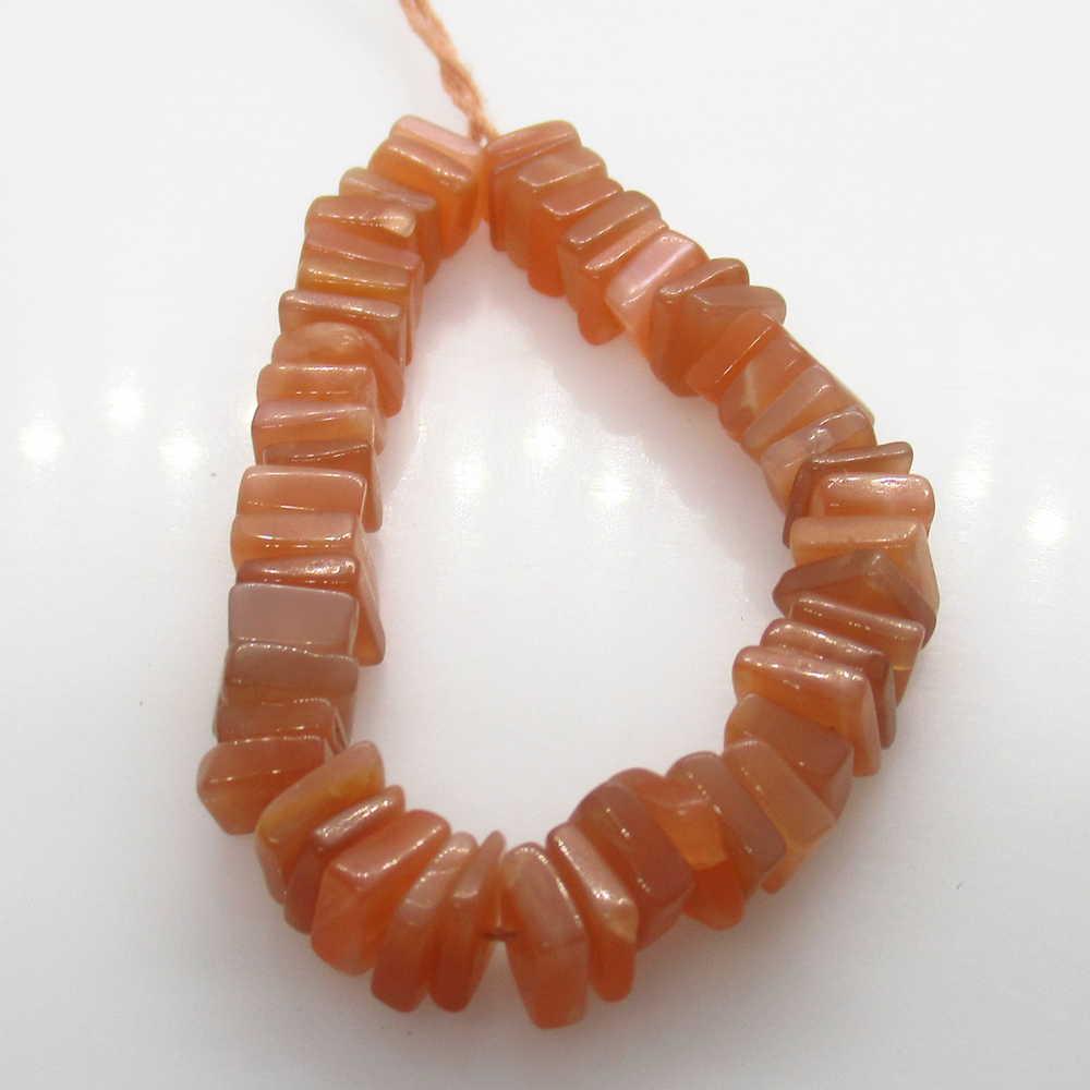 23.47 Ct Natural 50 Drilled Moonstone Square Flat Beads: No Reserve! Title: 23.47 Ct Natural 50 Drilled Moonstone Square Flat Beads Stone Clarity: Semi-Transparent Gemstones: Natural Moonstone Beads Carat Weights: 23.47 Size/Dimensions: 4.7x1.8 - 4.9x1.7 mm