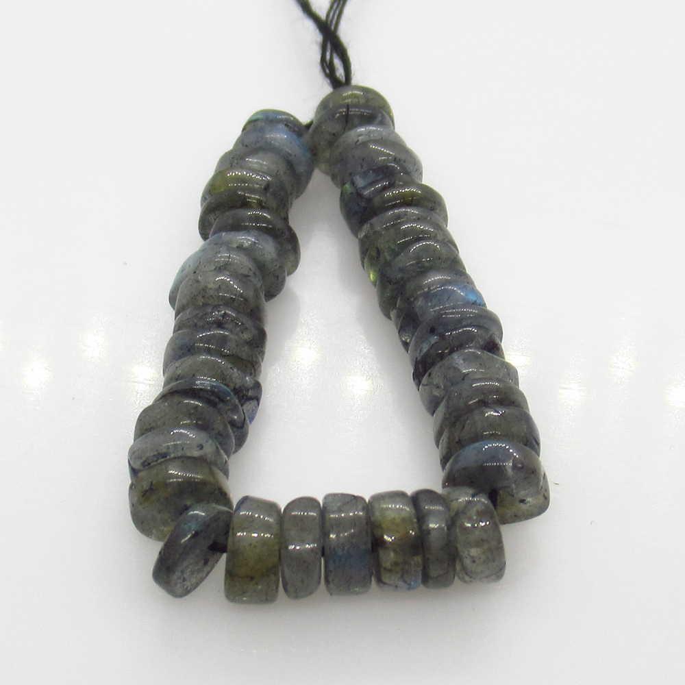 23.17 Ct Natural 40 Drilled Round labradorite Beads: No Reserve! Title: 23.17 Ct Natural 40 Drilled Round labradorite Beads Stone Clarity: SI Gemstones: Natural labradorite Beads Carat Weights: 23.17 Size/Dimensions: 5.70 to 5.90 mm / 40 PC's Additional