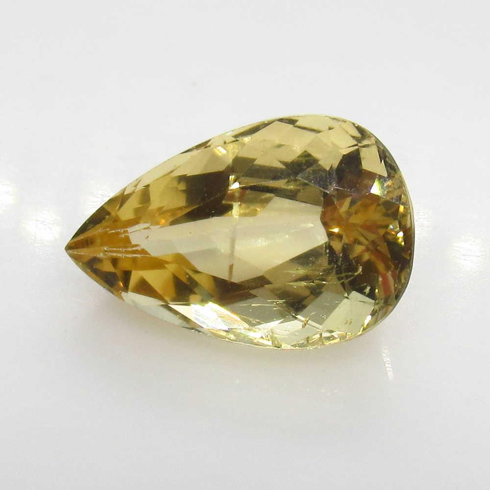 4.78 Ct Natural Yellow Beryl Pear Cut: No Reserve! Title: 4.78 Ct Natural Yellow Beryl Pear Cut Stone Clarity: VVS Gemstones: Natural Yellow Beryl Carat Weights: 4.78 Size/Dimensions: 14.00 x 9.00 x 7.00 mm Additional Information: Nice Pea