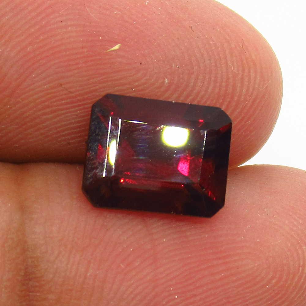 3.21 Ct Natural Red Garnet Octagon Cut (1 of 2)