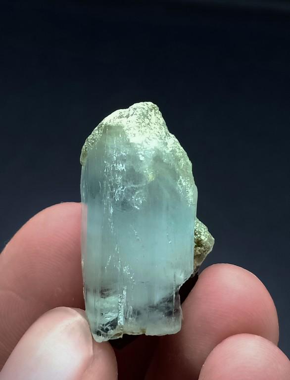 10 Gram Natural Aquamarine Specimen: No Reserve! Title: 10 Gram Natural Aquamarine Specimen Treatment: Natural Gemstones: Aquamarine Weight: 10 Gram Size/Dimensions: 30x16x13 mm Origin: Pakistan Shipping: Domestic: Flat-rate of $15.00 t