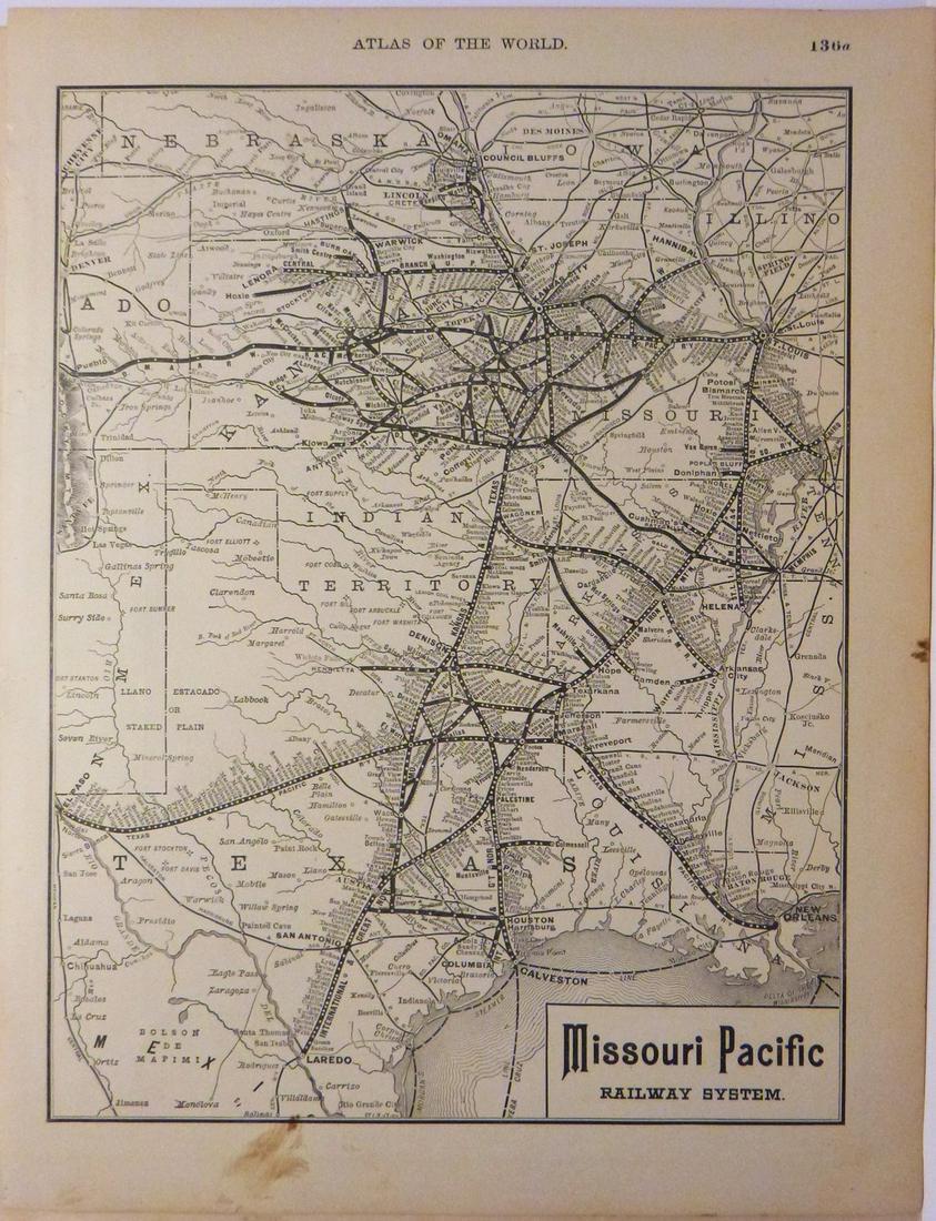 Missouri Pacific Railway System 1891 (1 of 1)