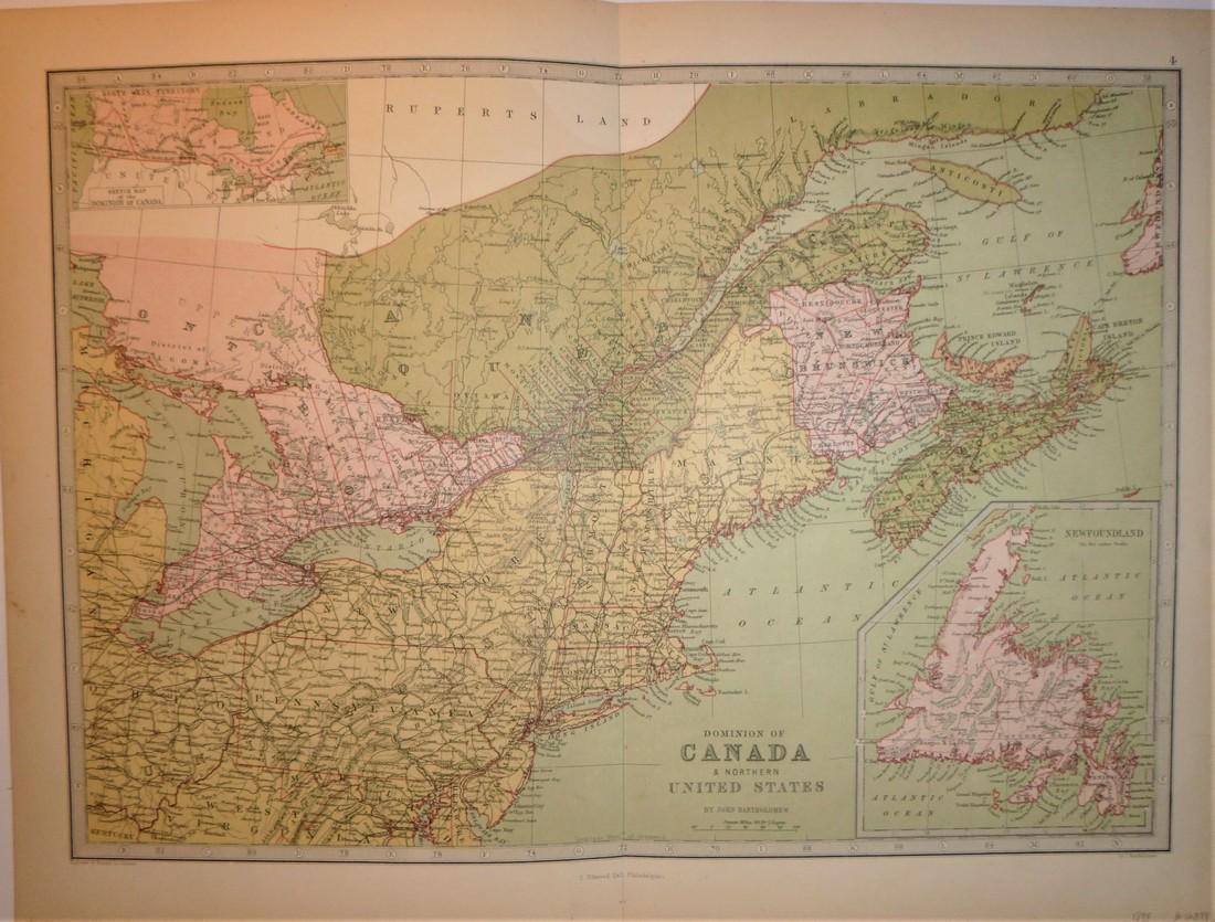 The Dominion of Canada & Northern U.S. 1873 (1 of 2)