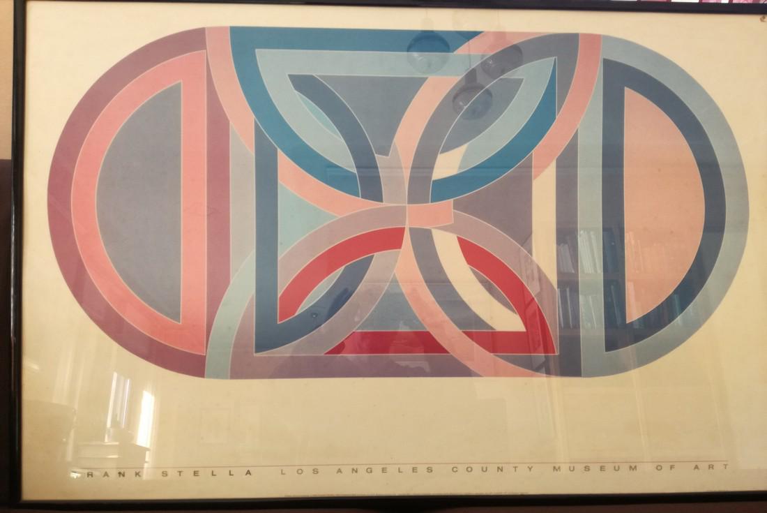Frank Stella. Protactor Variation 1969: Artist: Frank Stella Printing Date: 1984 Medium: Poster Size/Format: 99 cm. x 65 cm. Publisher: Published in Association with Art Leaders LTD. Los Angeles California Additional Information: Museum Pur