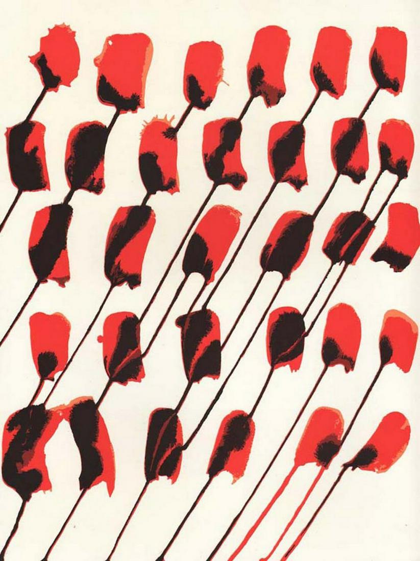 Alexander Calder original Lithograph 1966, DM12156: Artist: Alexander Calder Country: USA Title: Untitled - DM12156 Medium: Original Lithograph not signed no numbered Paper Size: 15 x 11 inch Provenance: Derriere le Miroir 1966 Condition: Fine Framed: 