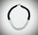 Black Onyx & Jade Beaded Necklace w Amethyst & CZs