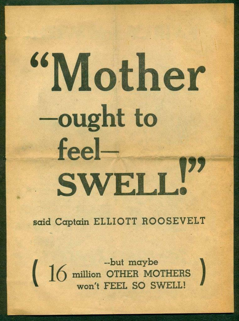 ANTI WWII DRAFT FDR ROOSEVELT CONSCRIPTION LAW (1 of 3)
