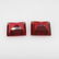 2.12 Ct Natural Pink Rhodolite Garnet Square Pair - 2