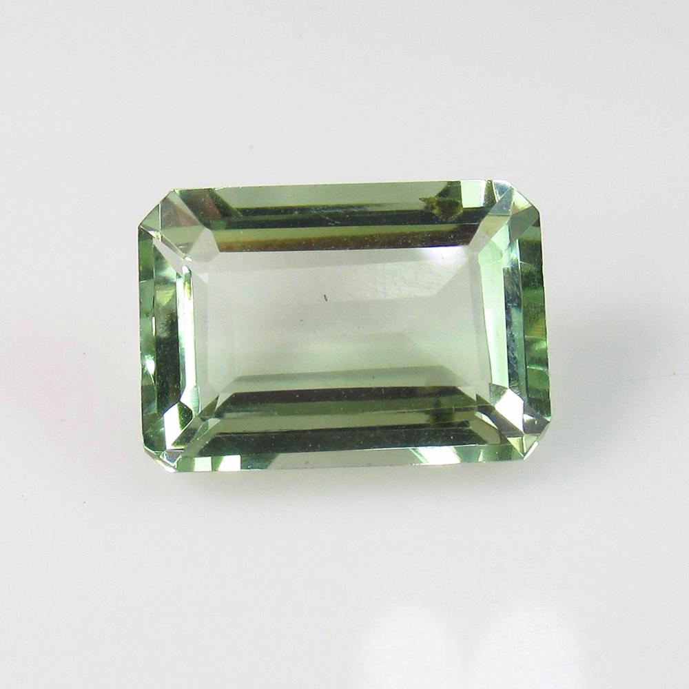 8.85 Ct Natural Green Amethyst Octagon Cut (1 of 2)